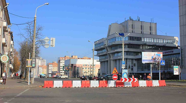 В Минске часть улиц Раковской и Максима Танка на два года закроют для движения