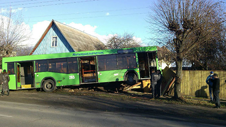 В Бобруйске пассажирский автобус 