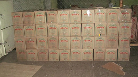 Контрафактную российскую водку более чем на $100 тыс. изъяли в Гродненском районе
