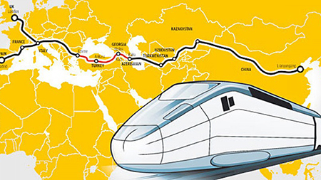 Железнодорожные перевозки в Казахстане в направлении ЕС и КНР выросли вдвое