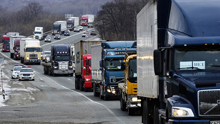 Росавтодор не фиксирует снижения трафика большегрузов в системе «Платон»