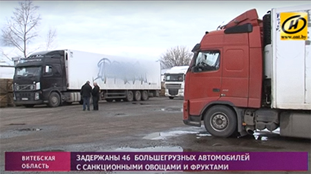 46 фур с запрещенными к ввозу в Россию товарами задержали в Витебской области
