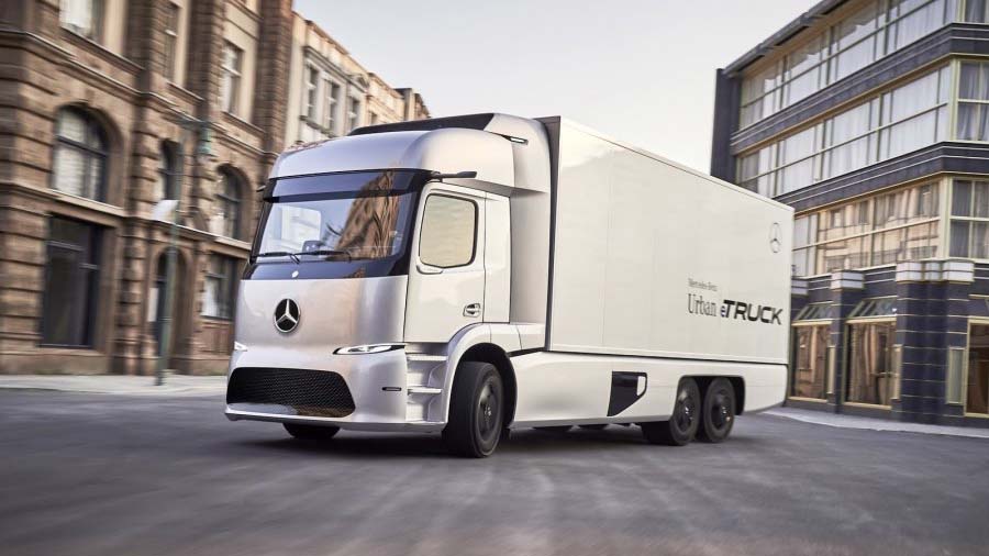 Daimler выпустил электрический грузовик Urban eTruck