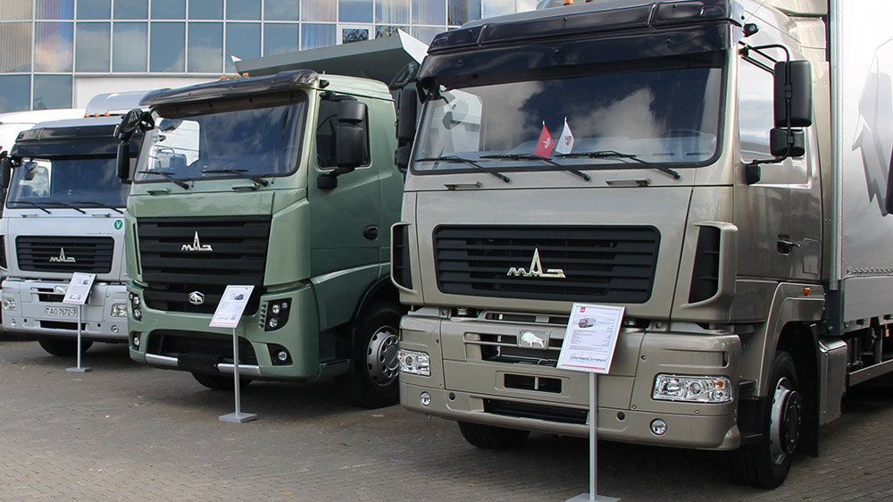 МАЗ представил свои новые грузовики