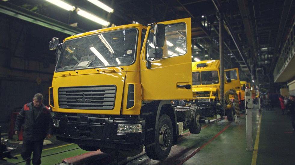 Минский автозавод в сентябре увеличил продажи грузовиков в России на 13,8%