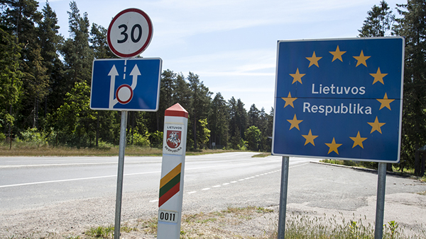 Плата за предварительную резервацию очереди для пересечения литовской границы