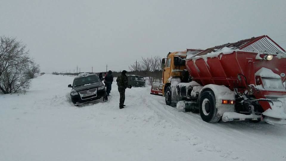 Большинство КПП на юге молдавско-украинской границы закрыли из-за снегопада