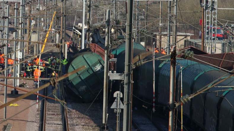 В Люксембурге столкнулись два поезда