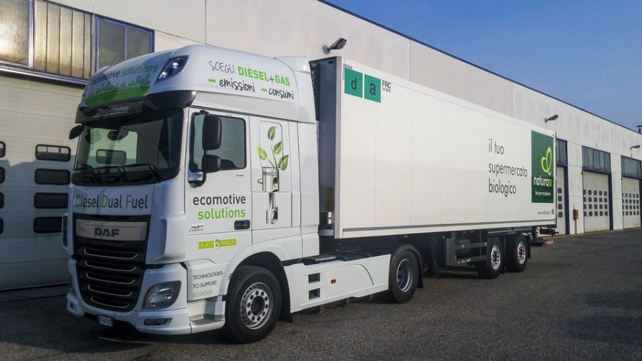 В Италии появился первый газодизельный грузовик класса Евро-6