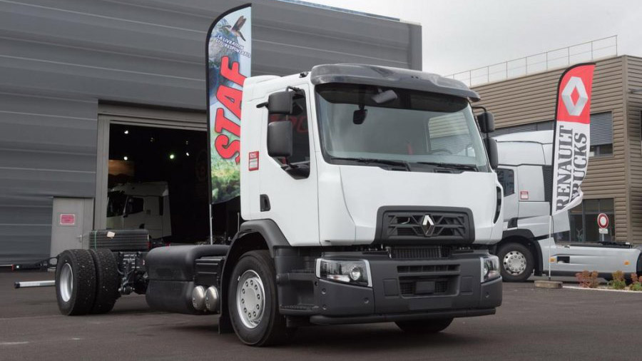 Renault Trucks представит газовый грузовик D Wide CNG