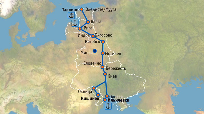 Беларусь и Украина договорились развивать железнодорожные перевозки с помощью поезда ZUBR
