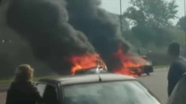 В польском пункте пропуска «Тересполь» горели несколько машин, «Брест» работает штатно