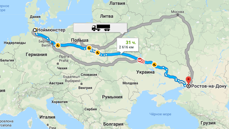 Гидравлика за 270 000 евро пропала по дороге из Германии в Россию при попустительстве трех экспедиторов-посредников