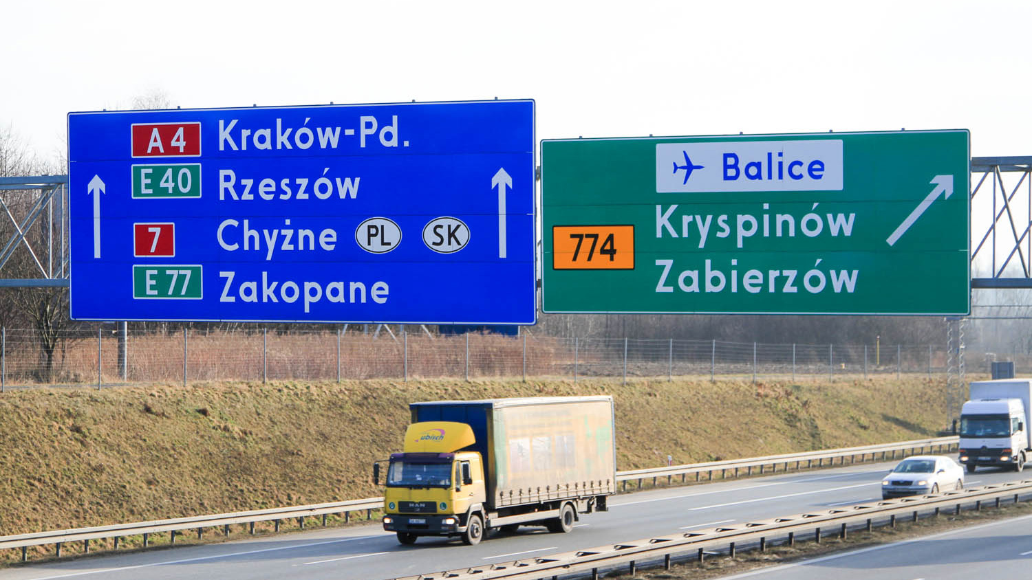 Польша. Начало ремонтных работ на автостраде А4