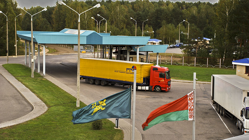 Таможенный комитет Беларуси отмечает увеличение в I полугодии транспортного потока через границу Беларуси